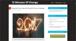 Desktop Screenshot of 15minutesofchange.com