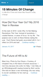 Mobile Screenshot of 15minutesofchange.com